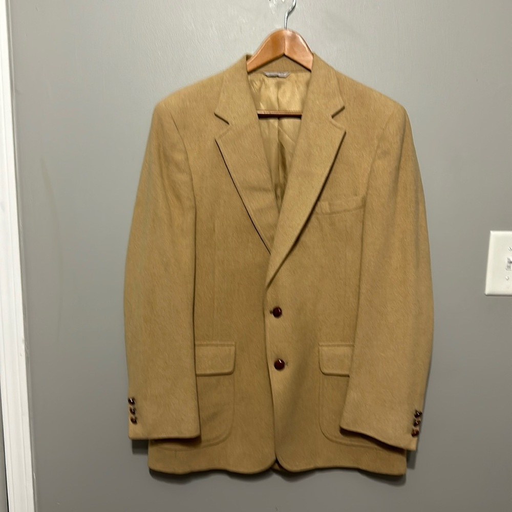 PBM 100% Camel Hair Sport Coat Vintage Great Condition!!